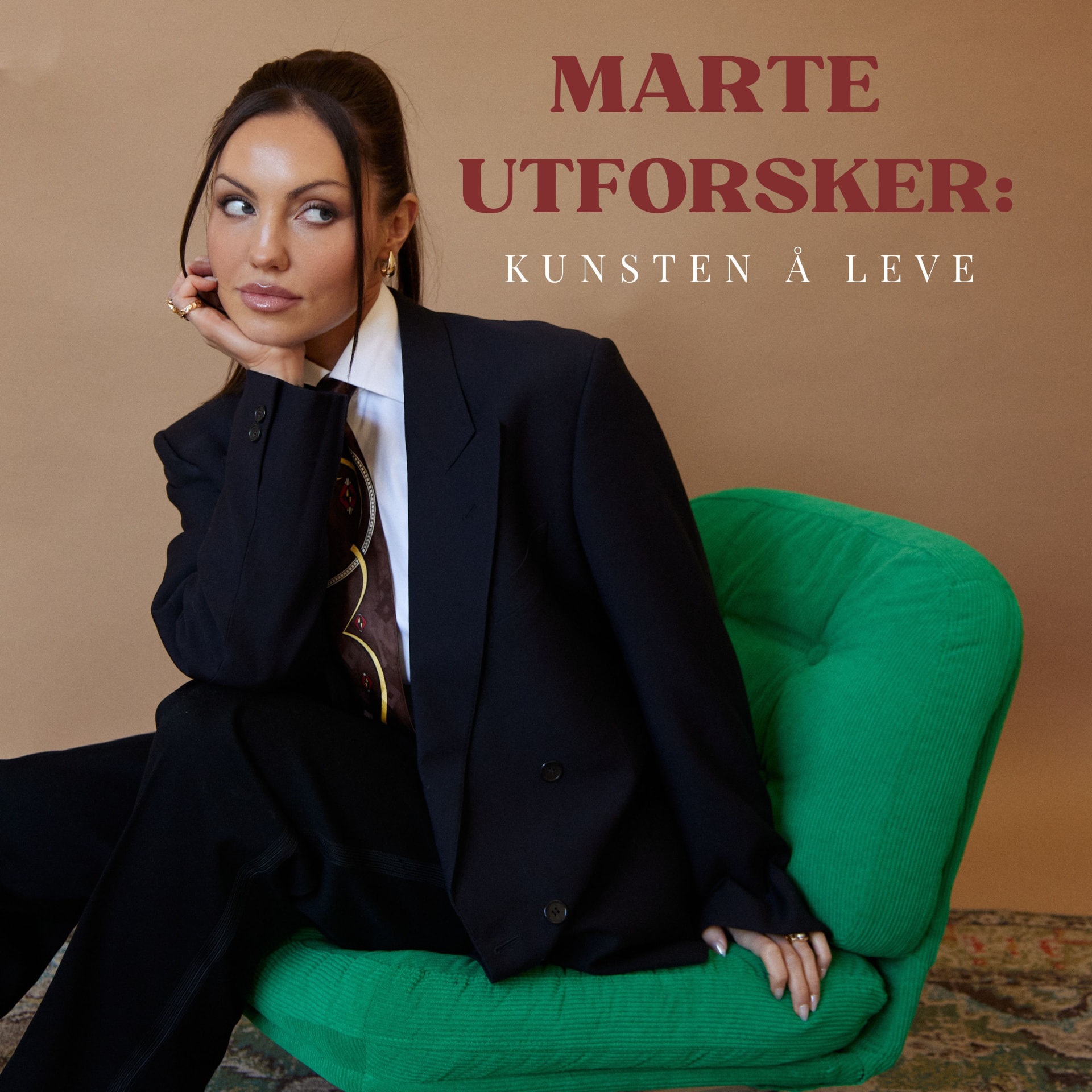Marte utforsker: Kunsten å Leve – Marte i en grønn lenestol